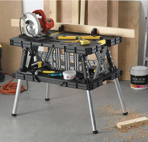 7 Smart Storage Ideas for Small Spaces 7 Keter Folding Work Table with Storage