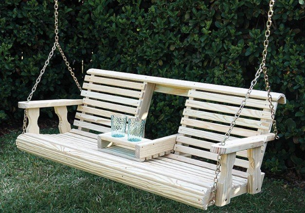 6 DIY Projects That Instantly Improve Your Space 7 amish porch swing