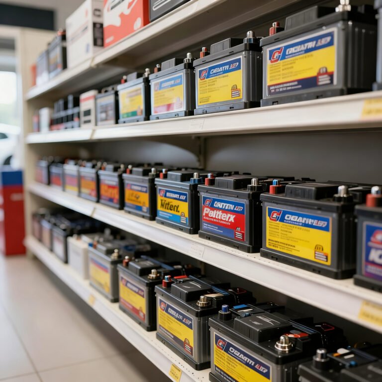 car batteries in store