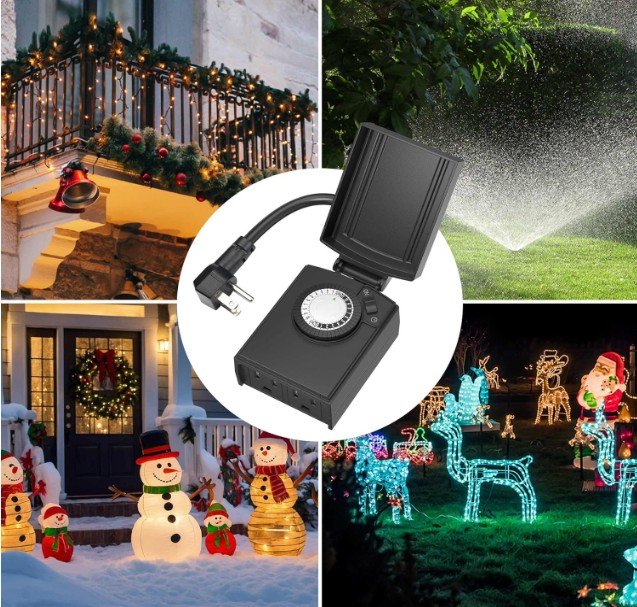 outdoor timer for lights and such