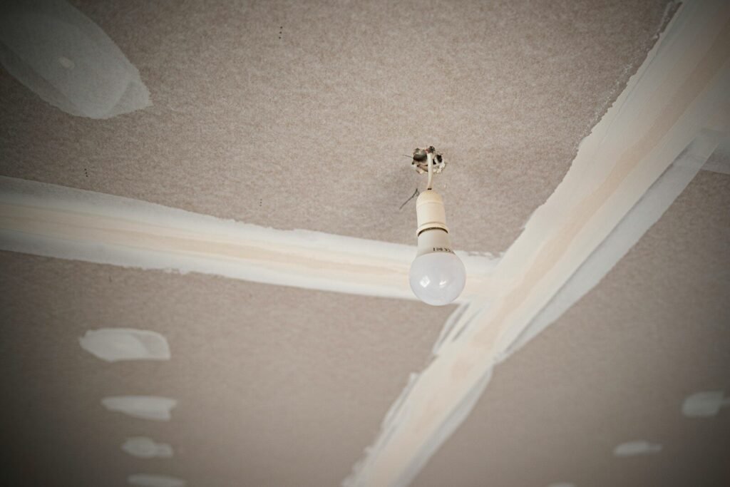a light that is on in a room