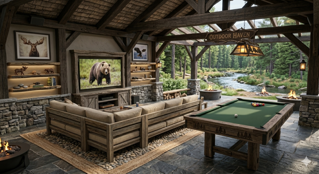 outdoor man cave