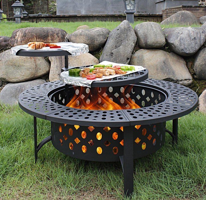 wood burning fire pit