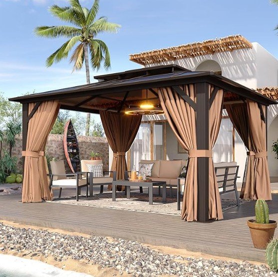 gazebo that helps set up your backyard for function