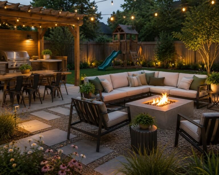 set up your backyard for function