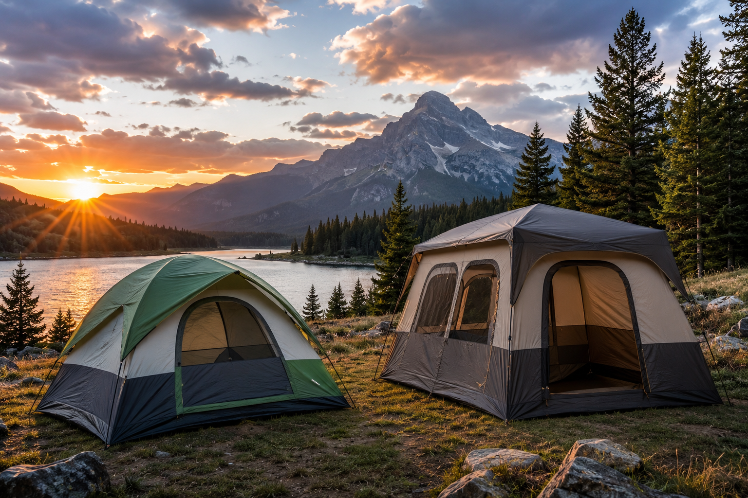Dome vs. Cabin Tents