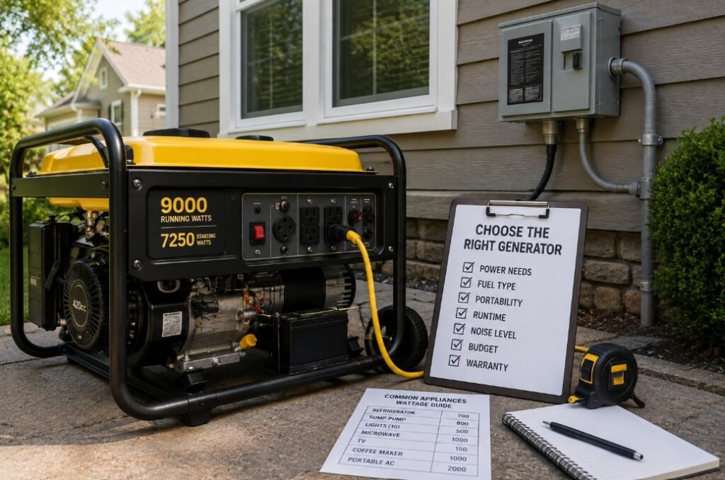 Choose a Generator for Your Home