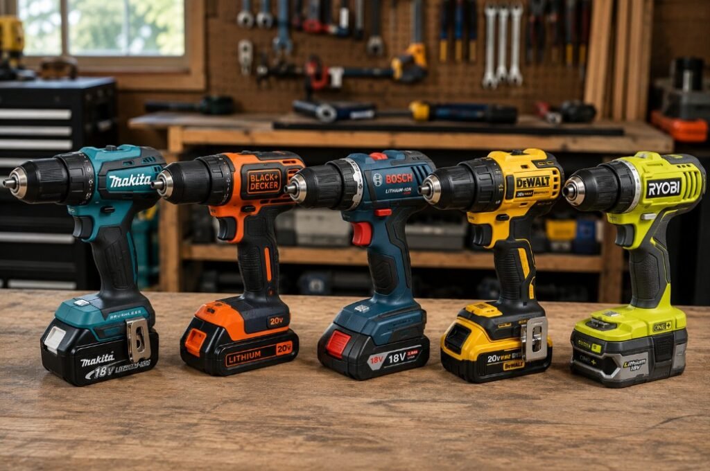 Best Cordless Drills; cordless drills lineup