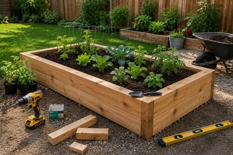 raised garden bed