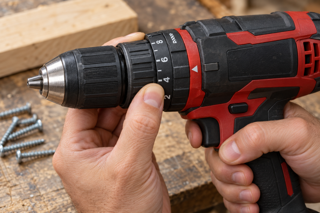 Cordless Drill Torque Settings_clutch
