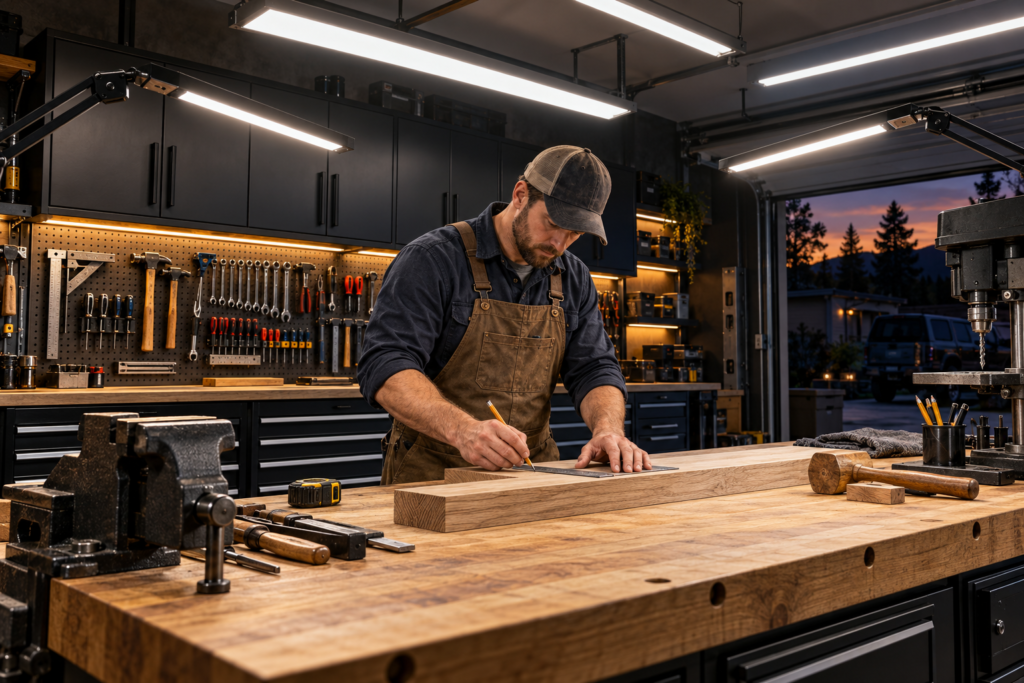 Garage Workbench Lighting