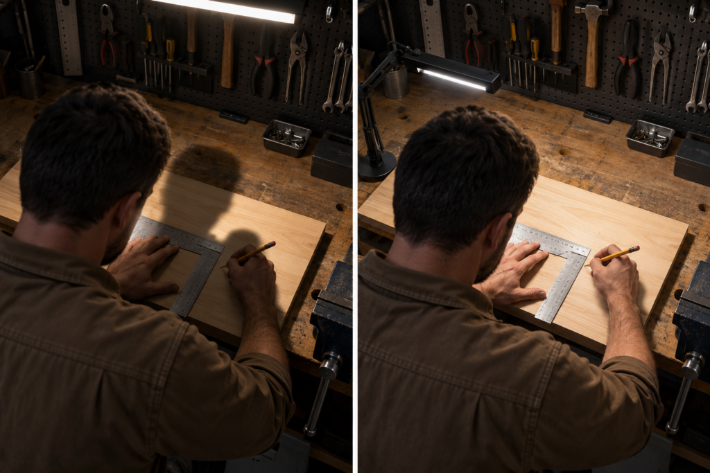 Garage Workbench Lighting_positioning