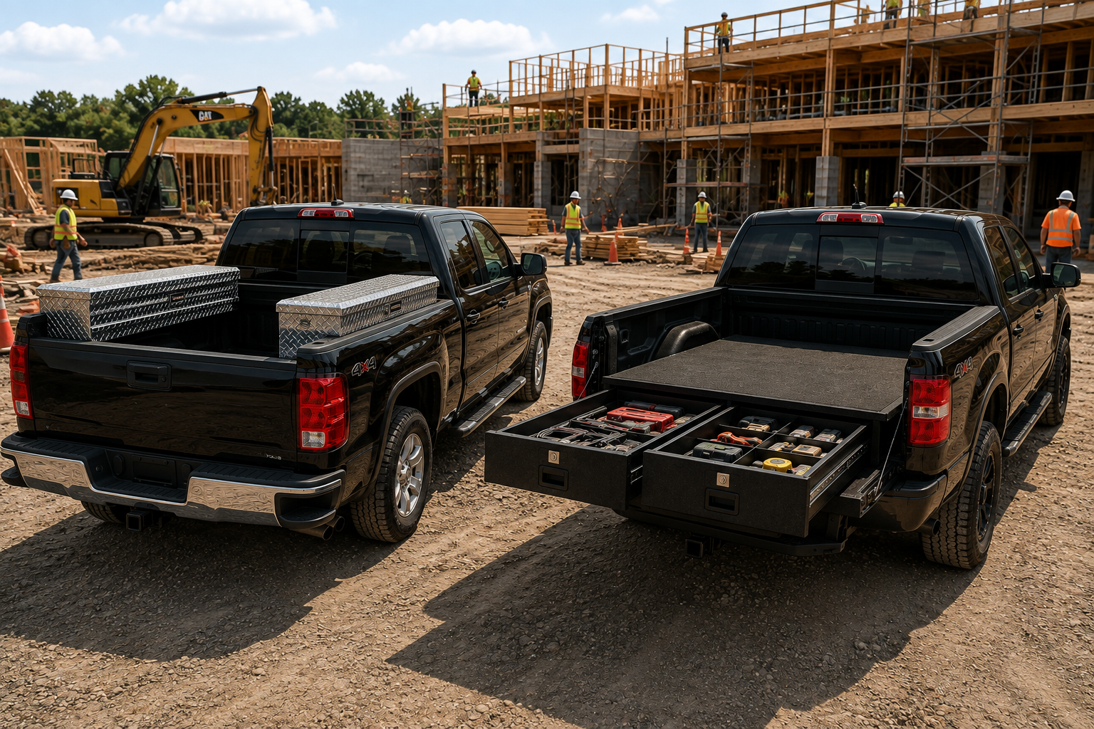 Truck bed storage