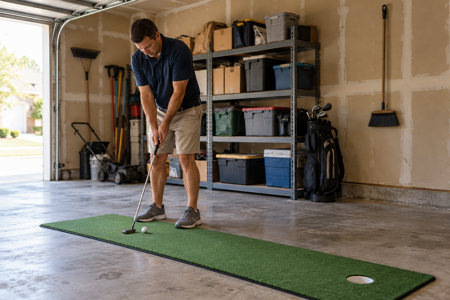 Practicing Golf at Home